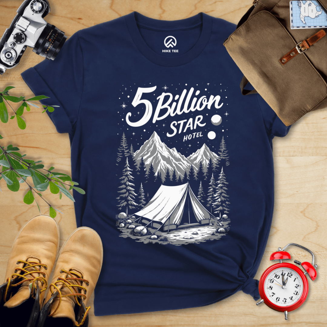 Hike Tee T-Shirt Navy / S 5 Billion Star Hotel Shirt