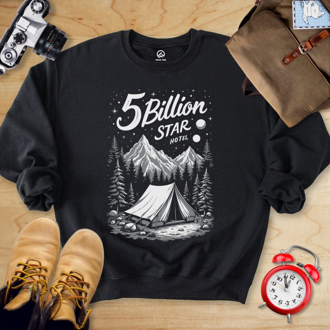Hike Tee Sweatshirt Black / S 5 Billion Star Sweatshirt