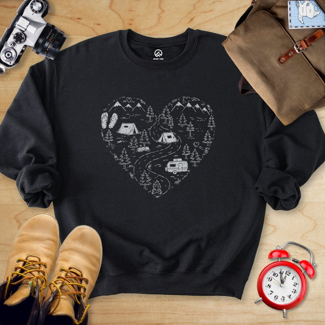 Hike Tee Sweatshirt 609_Heart Camping