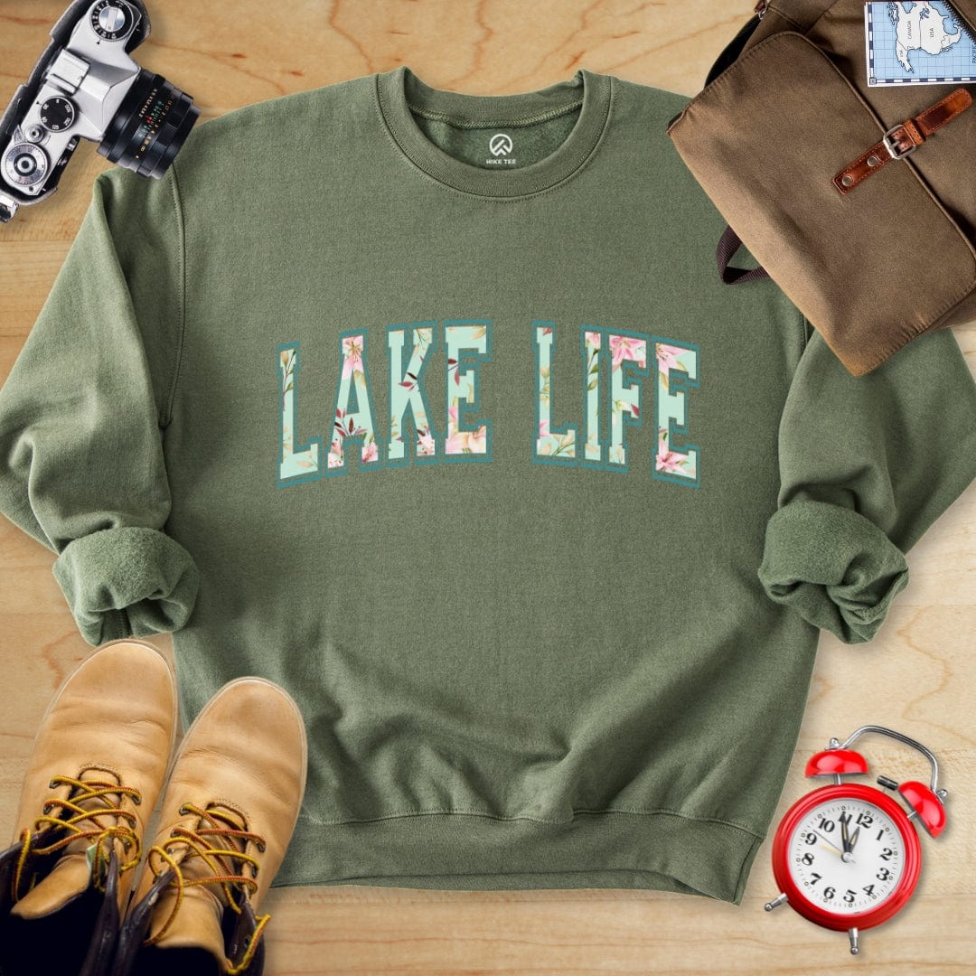 Hike Tee Sweatshirt 689_ Lake Life