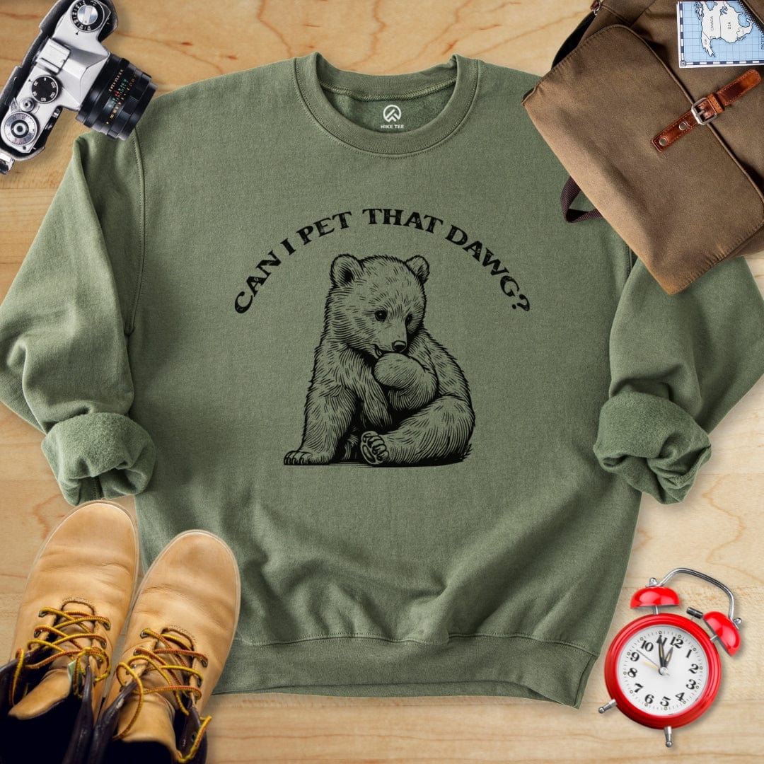 Hike Tee Sweatshirt 738_Pet that dawg