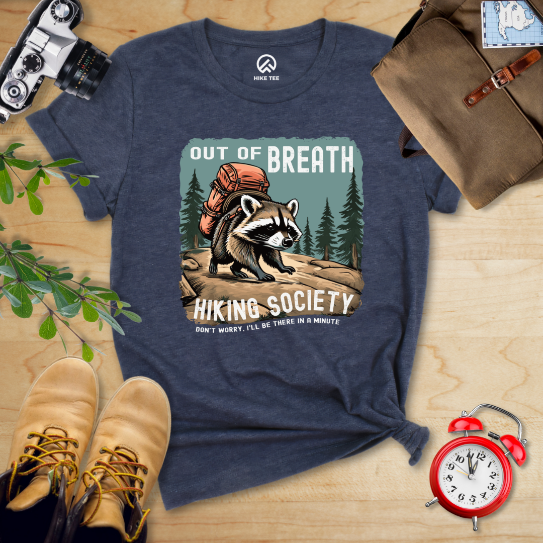 Out of Breath Raccoon Shirt