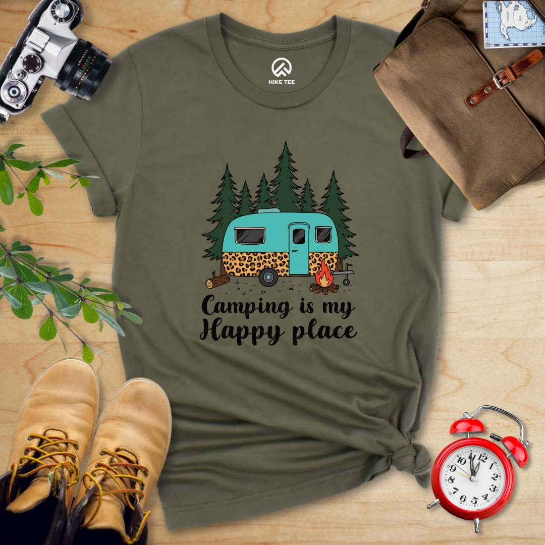 Camping is my Happy Place Shirt