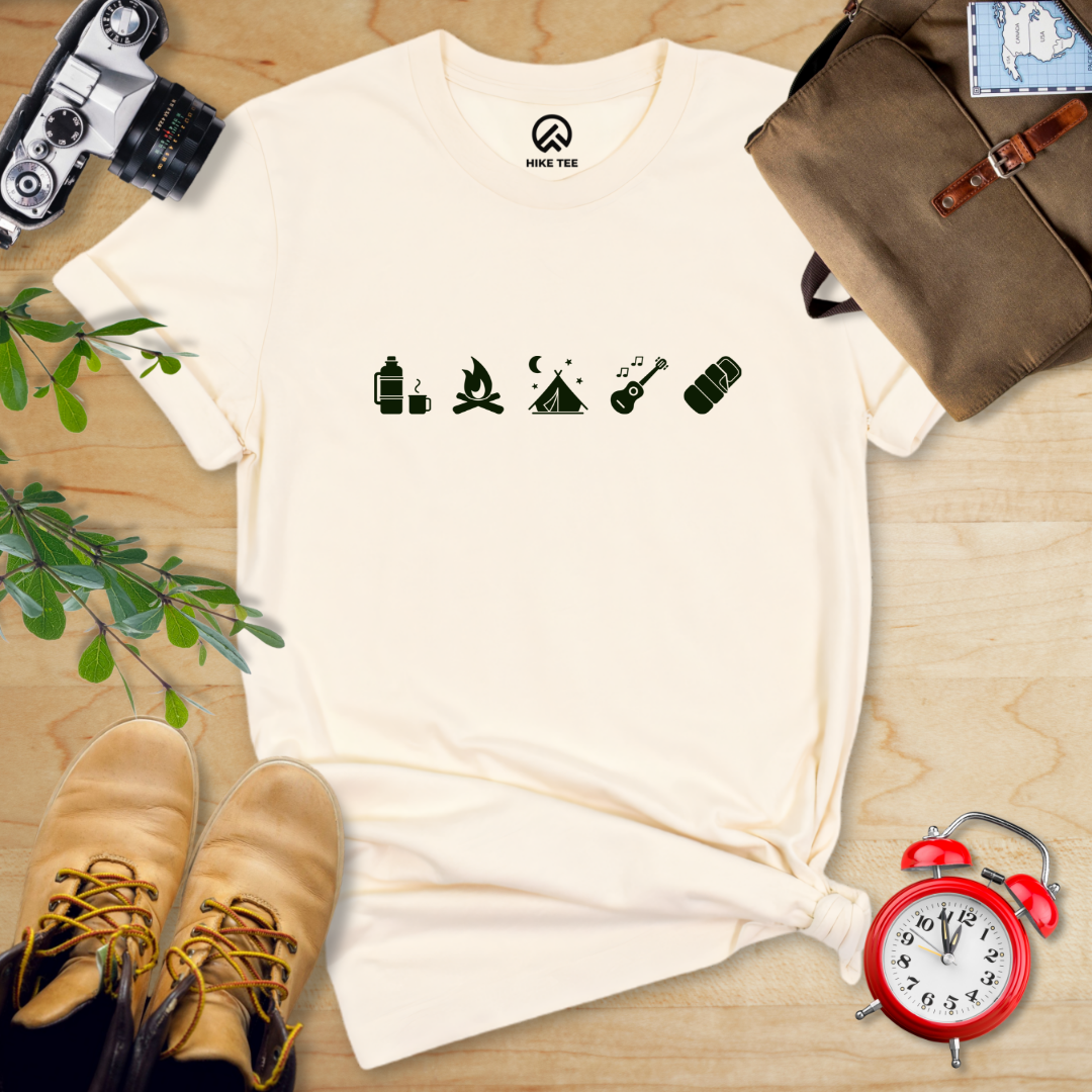 5 In Row Camping Shirt