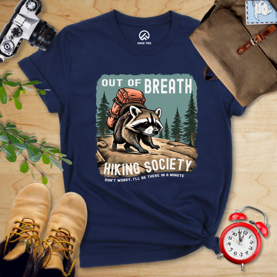 Out of Breath Raccoon Shirt