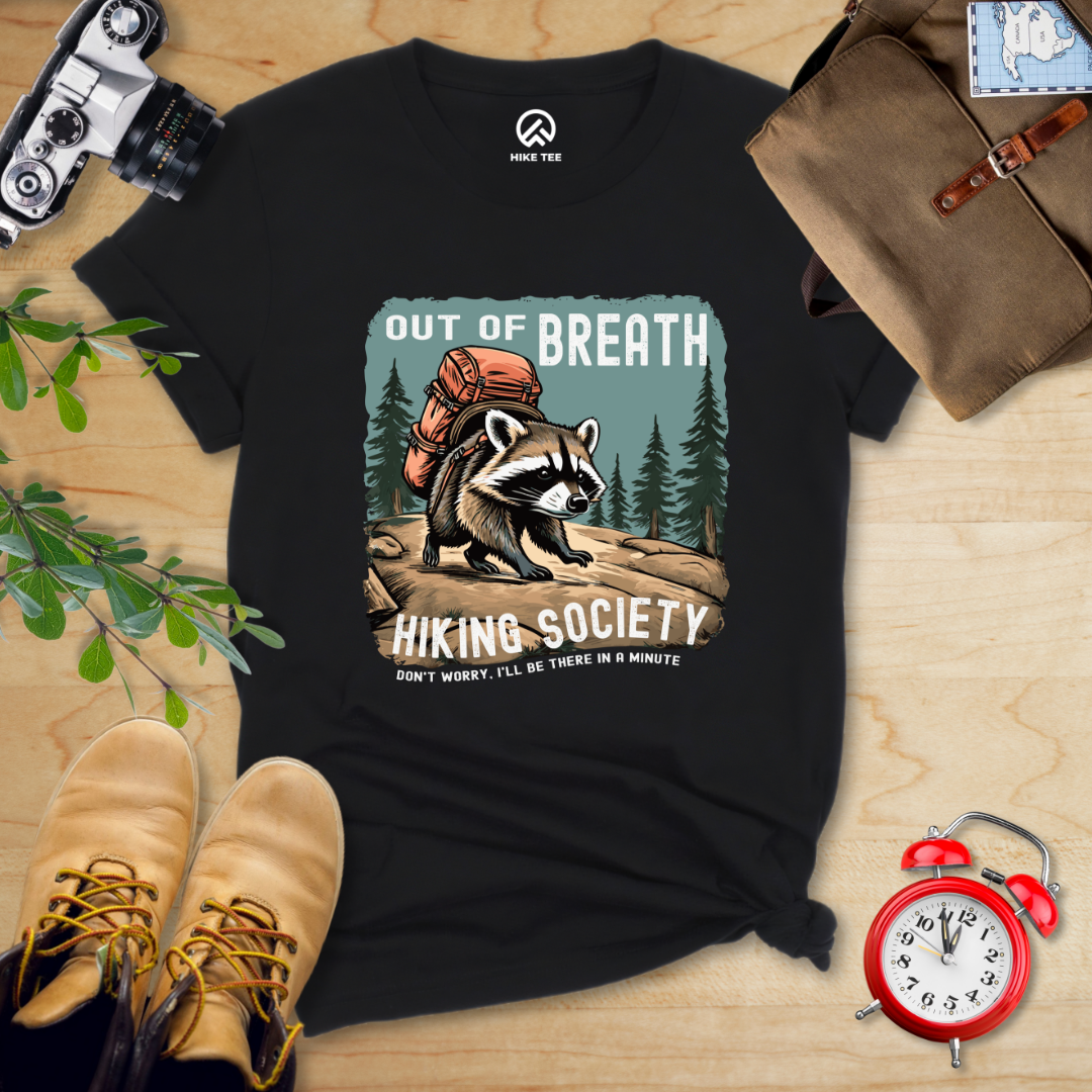 Out of Breath Raccoon Shirt