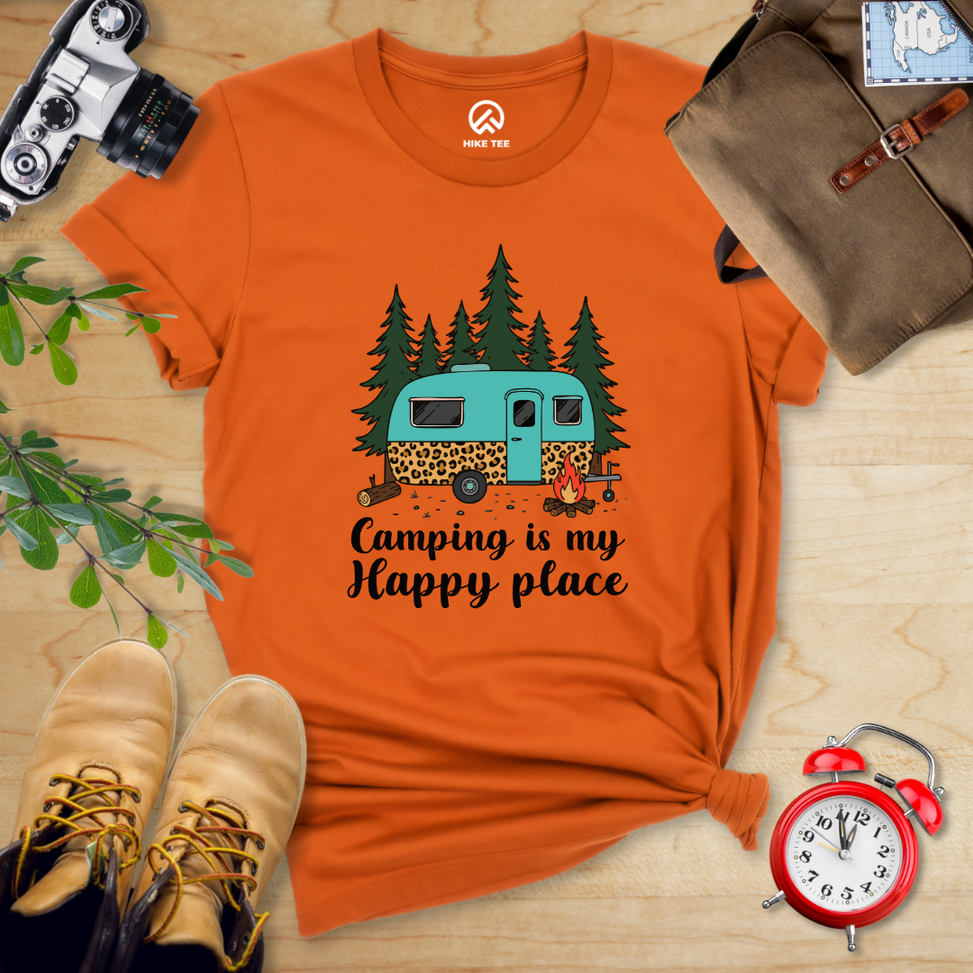 Camping is my Happy Place Shirt