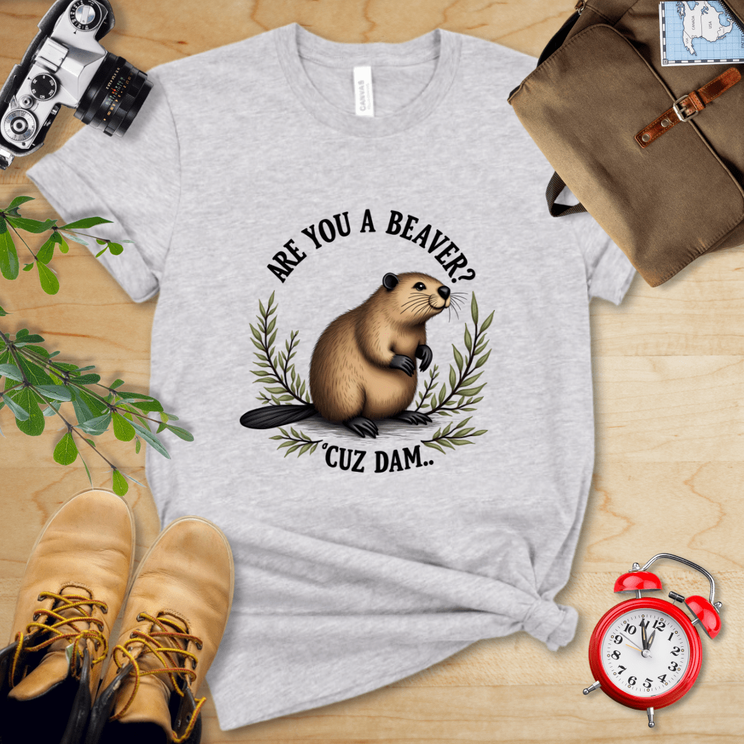 Hike Tee T-Shirt Athletic Heather / S Are You A Beaver? Shirt