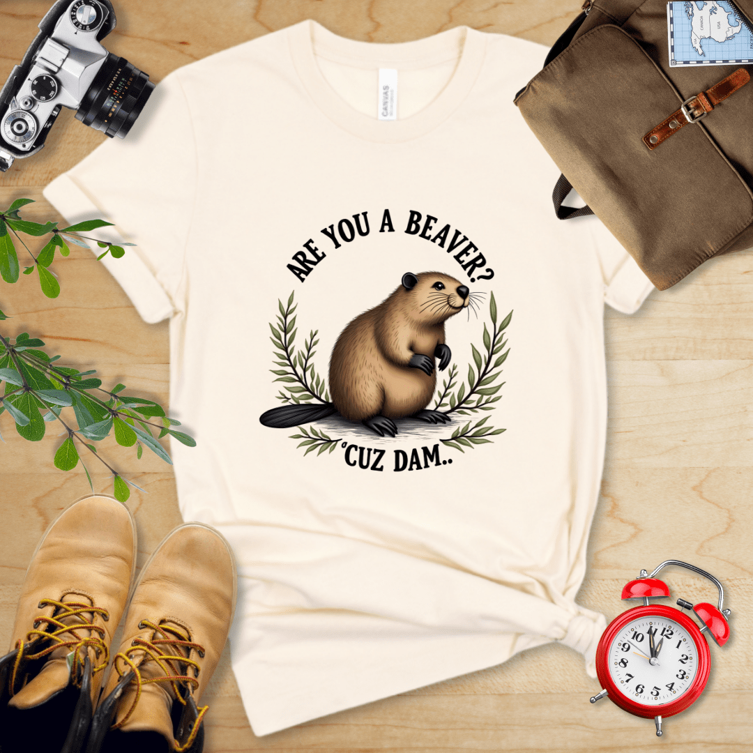 Hike Tee T-Shirt Natural / S Are You A Beaver? Shirt