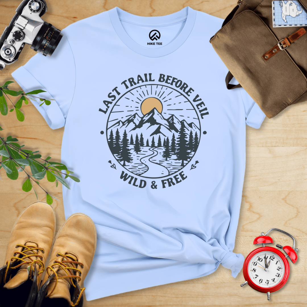 Hike Tee T-Shirt Baby Blue / S Bachelorette Party Shirt