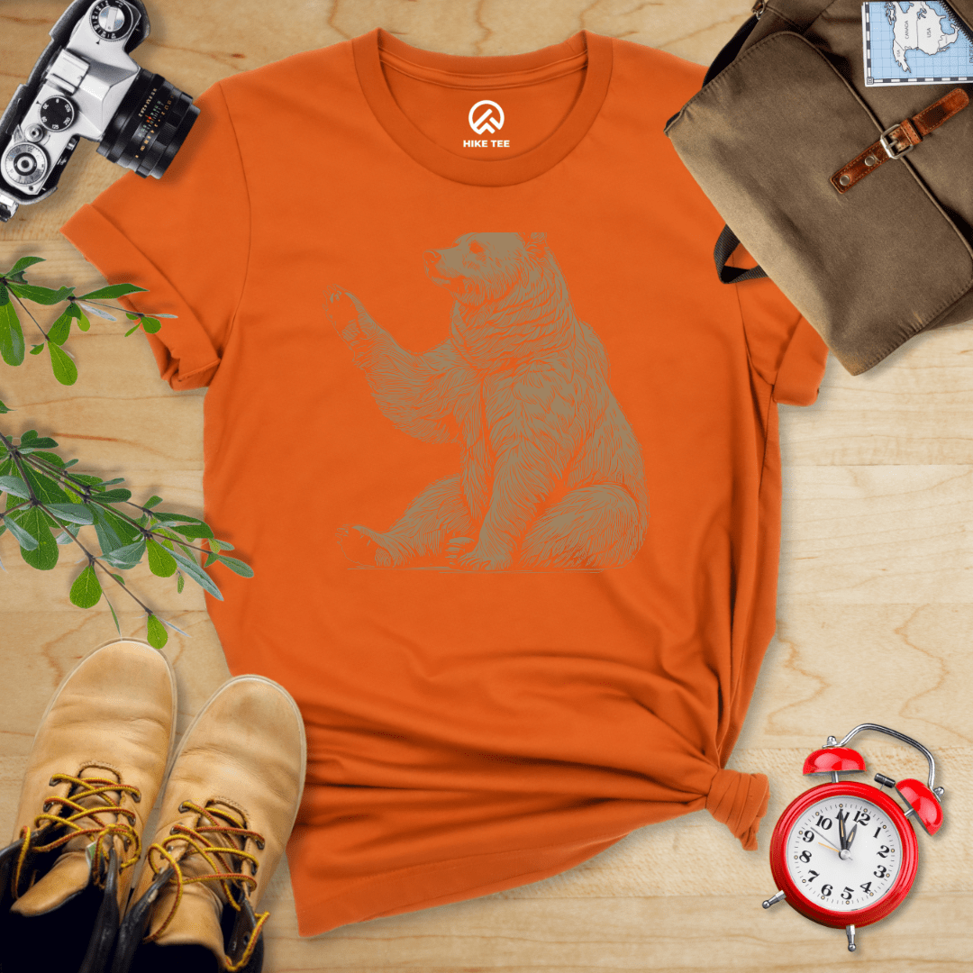 Hike Tee T-Shirt Autumn / S Bear Is Watching Shirt