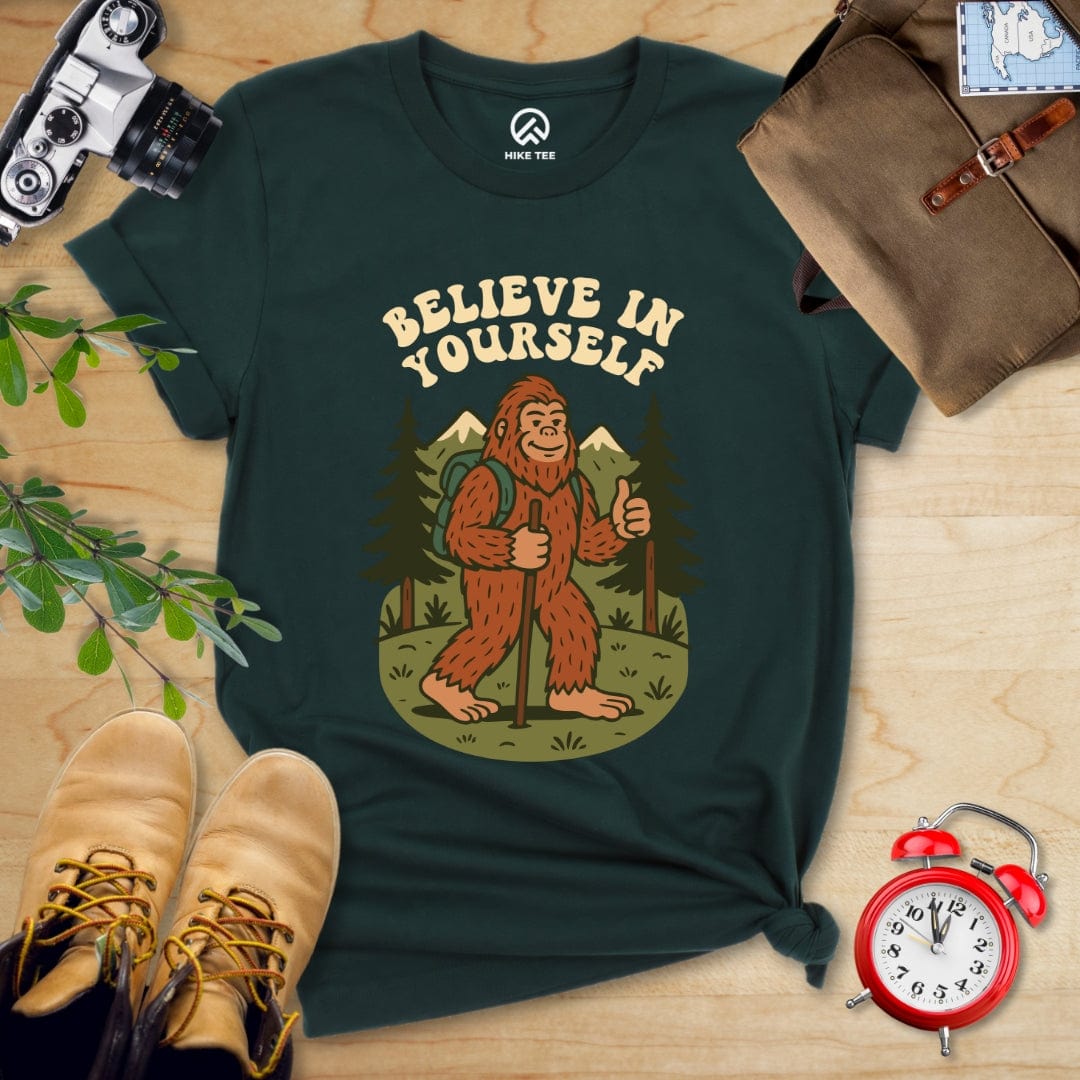 Hike Tee T-Shirt Forest / S Believe In Yourself Shirt