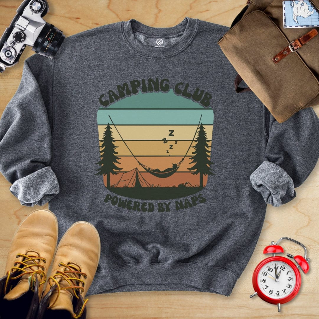 Hike Tee Sweatshirt Dark Heather / S Camping Club Sweatshirt
