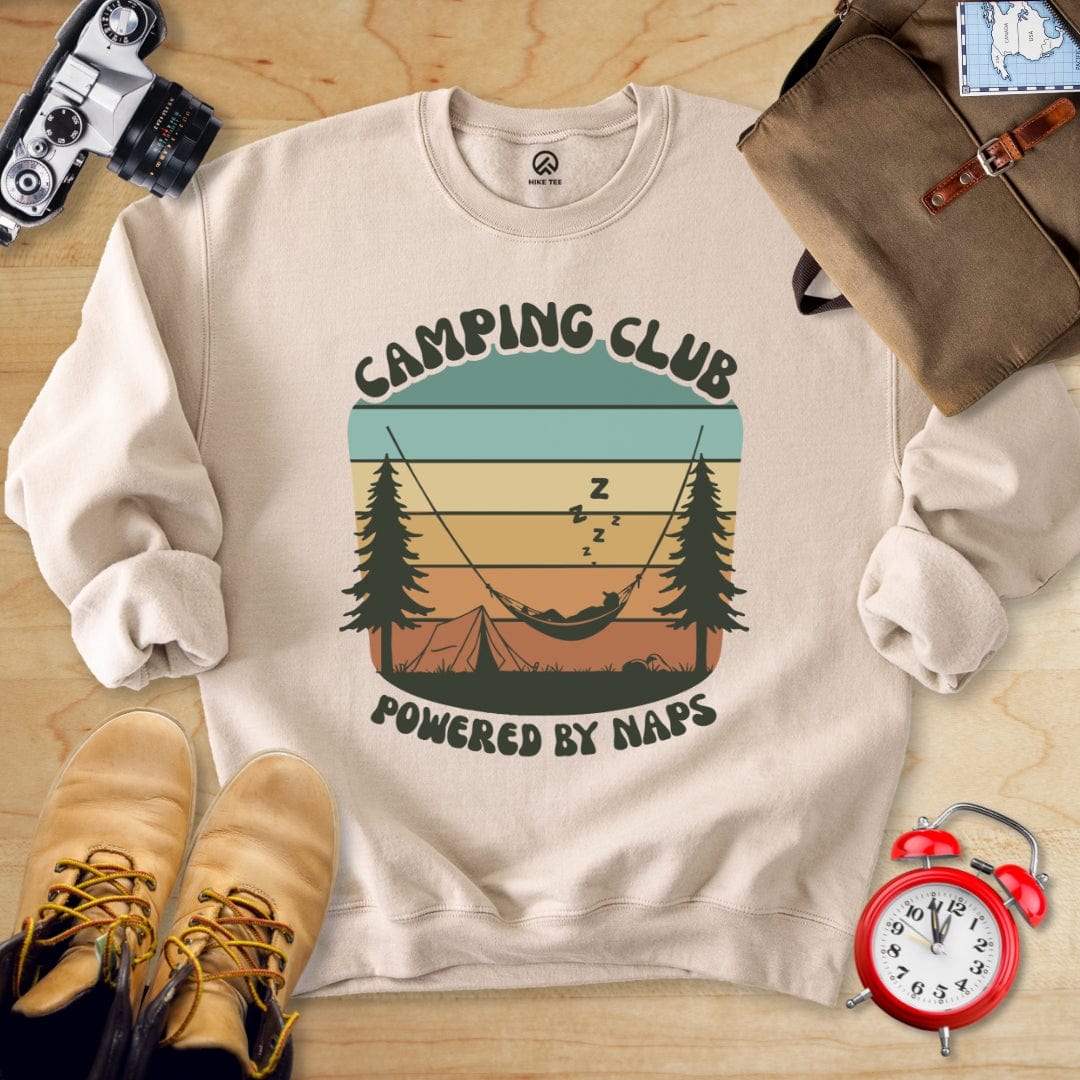 Hike Tee Sweatshirt Sand / S Camping Club Sweatshirt