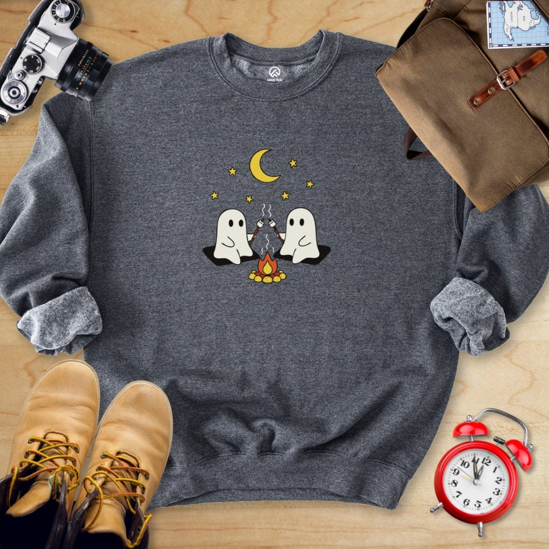 Hike Tee Sweatshirt Dark Heather / S Camping Ghosts Sweatshirt