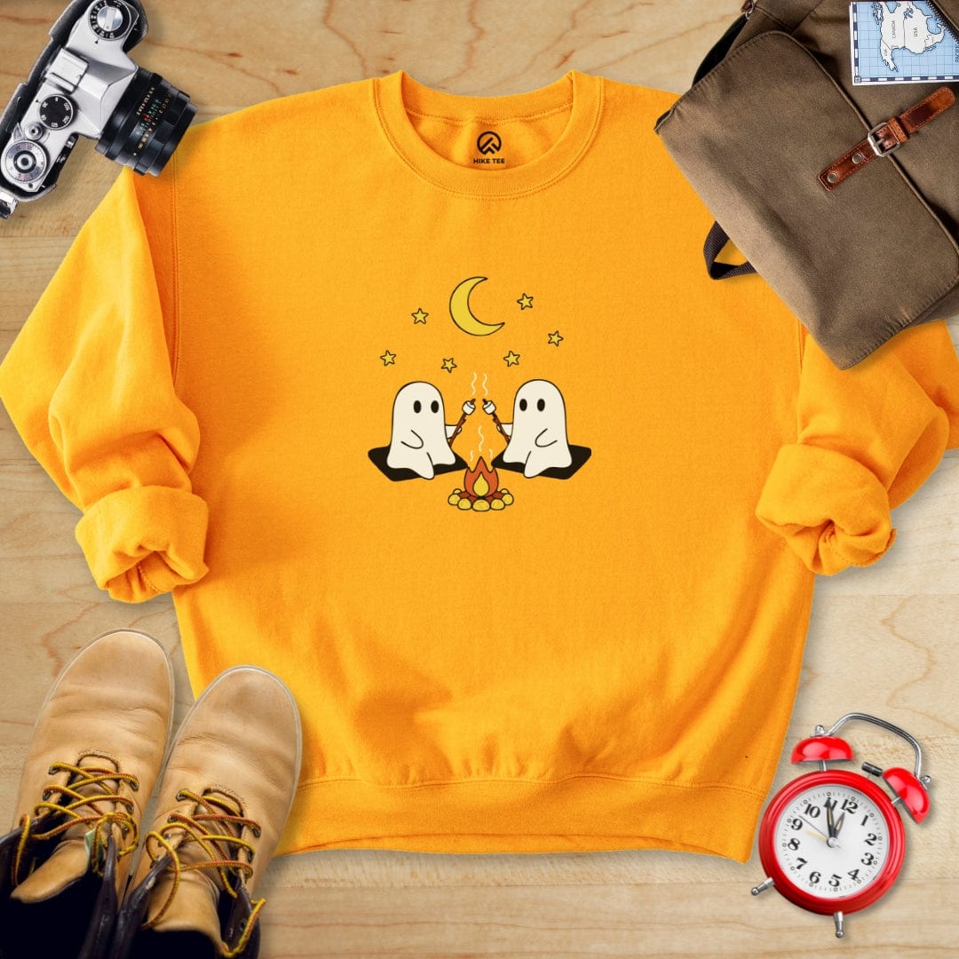 Hike Tee Sweatshirt Gold / S Camping Ghosts Sweatshirt