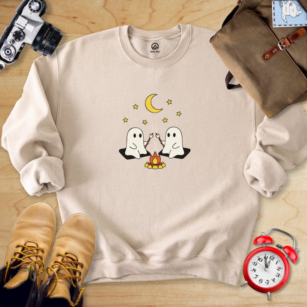 Hike Tee Sweatshirt Sand / S Camping Ghosts Sweatshirt