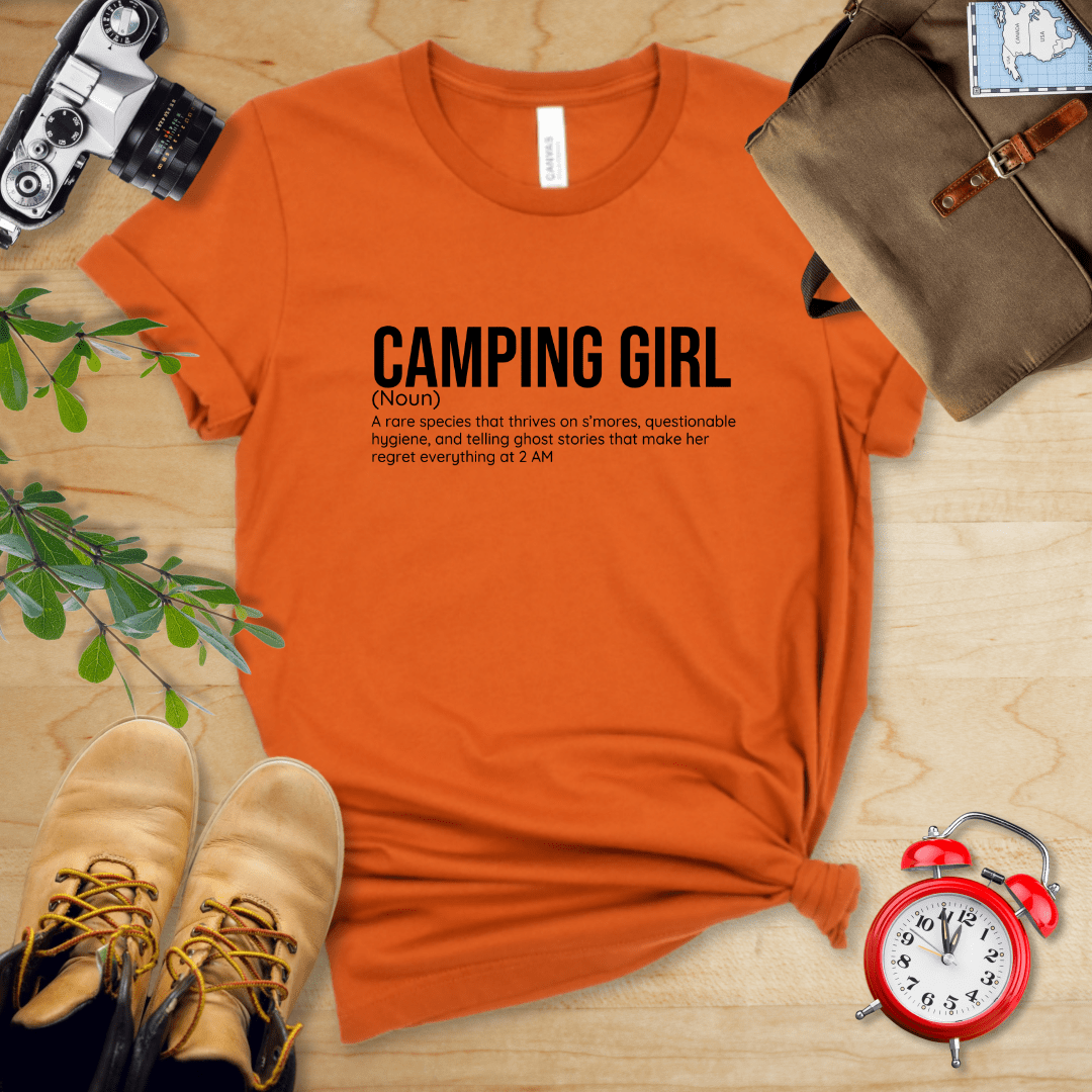 Hike Tee T-Shirt Autumn / S Camping Girl Definition Shirt
