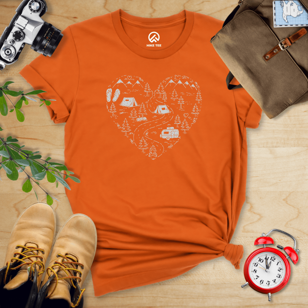 Hike Tee T-Shirt Autumn / S Camping Lover Shirt