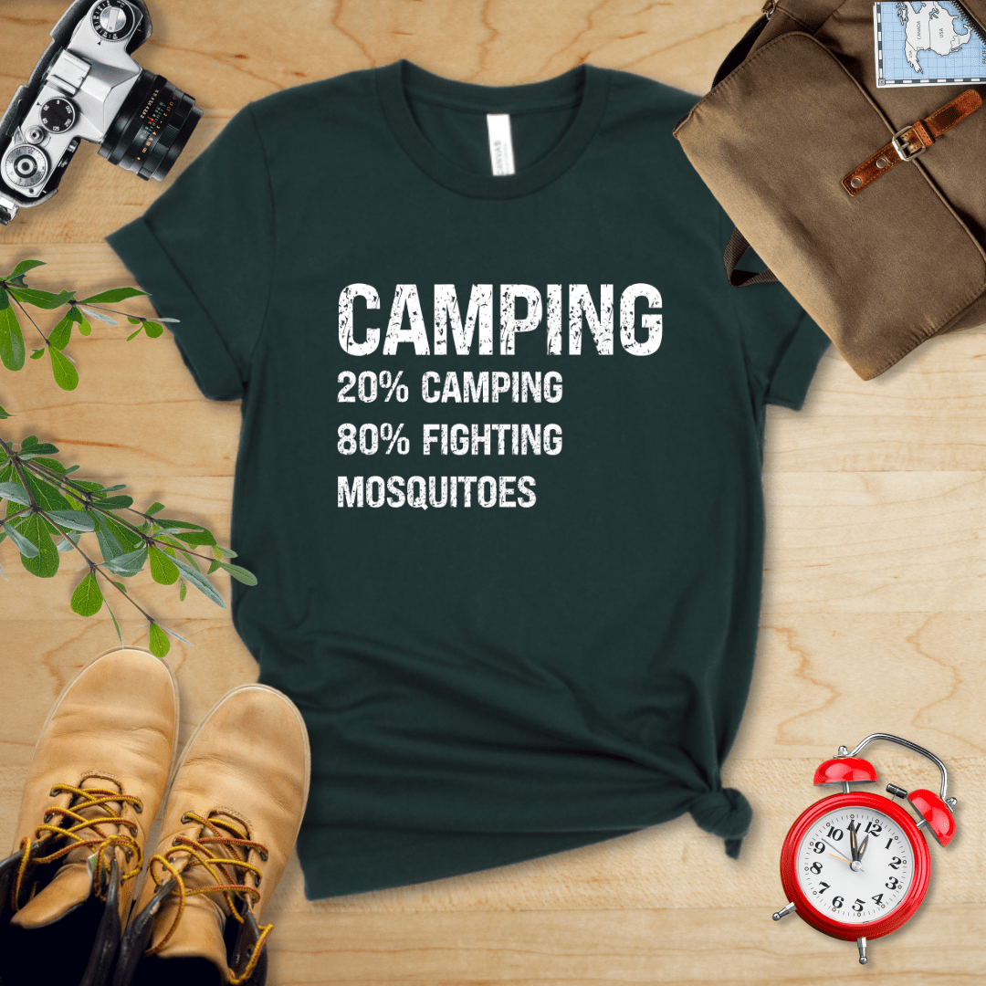Hike Tee T-Shirt Forest / S Camping Mosquitoes Shirt