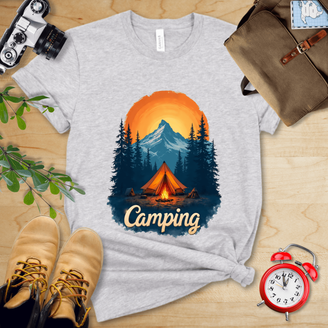 Hike Tee T-Shirt Athletic Heather / S Camping Shirt