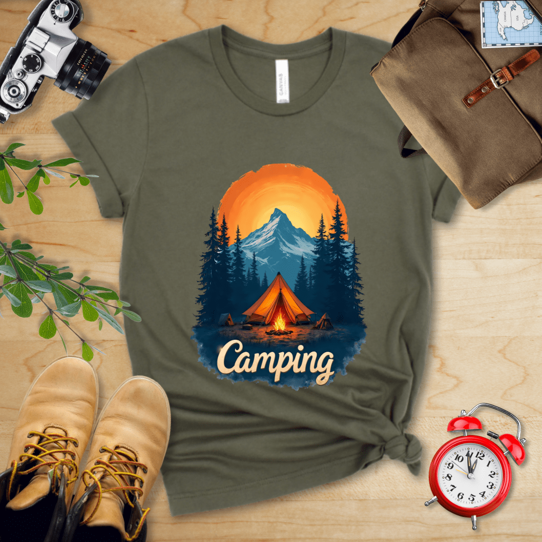 Hike Tee T-Shirt Military Green / S Camping Shirt