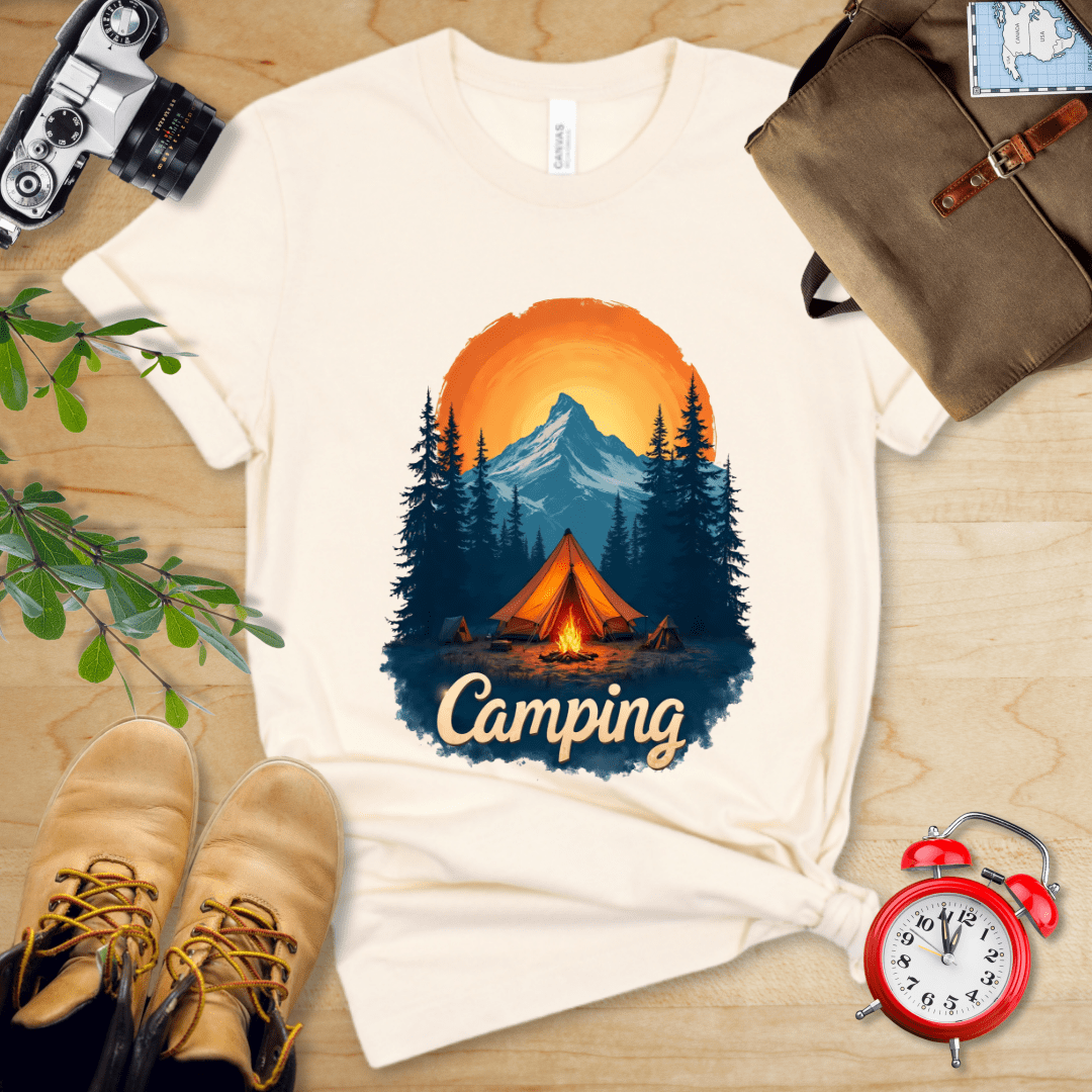 Hike Tee T-Shirt Natural / S Camping Shirt
