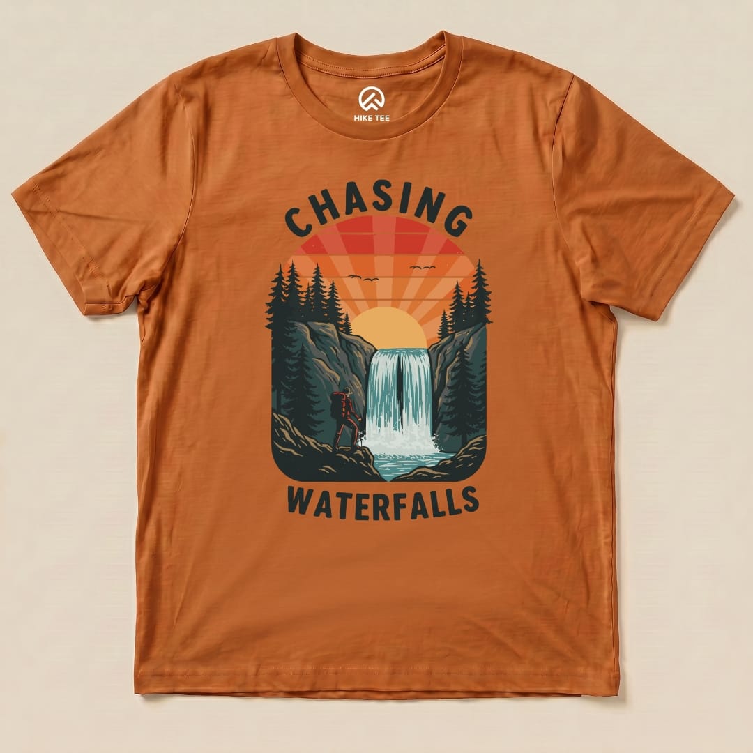 Hike Tee T-Shirt Autumn / S Chasing Waterfalls Shirt