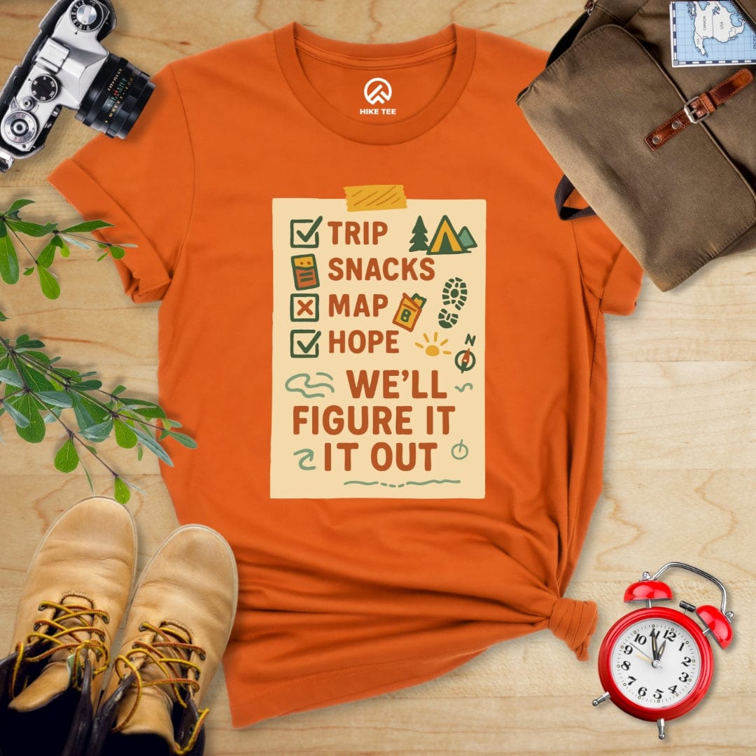 Hike Tee T-Shirt Autumn / S Checklist Shirt