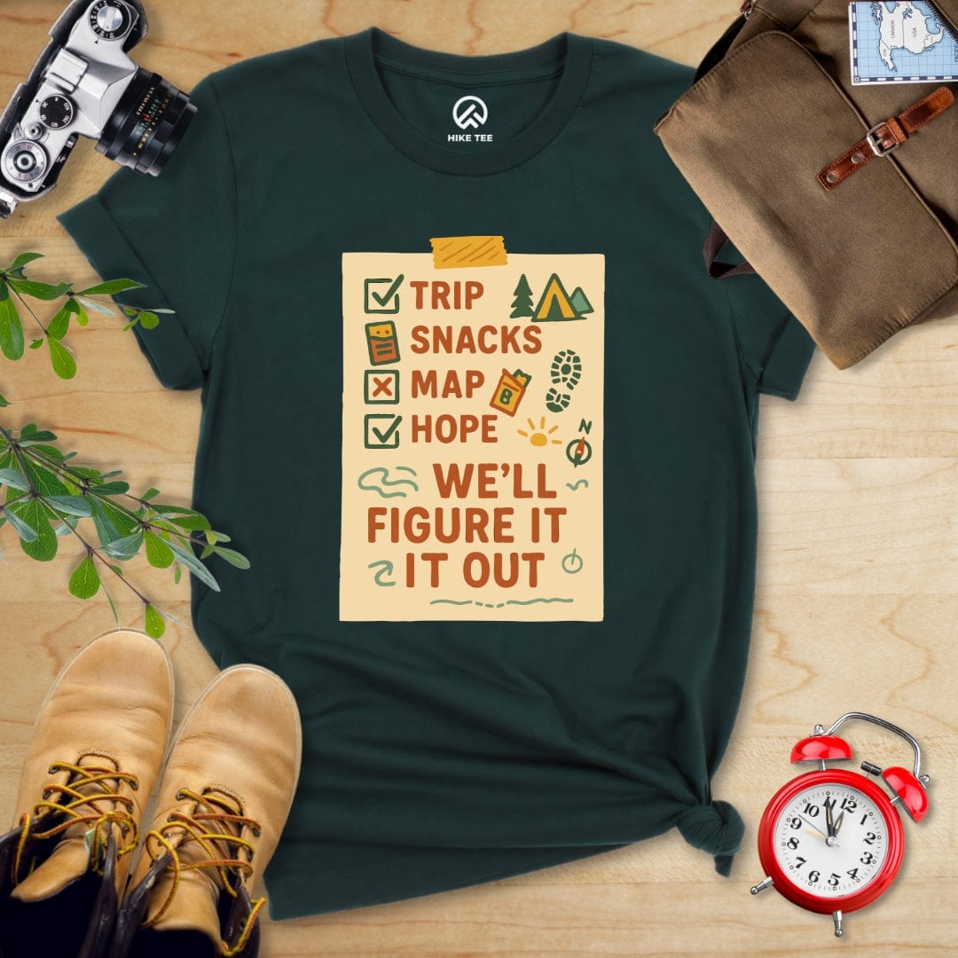 Hike Tee T-Shirt Forest / S Checklist Shirt