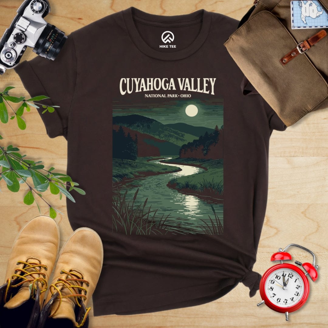 Hike Tee T-Shirt Brown / S Cuyahoga Valley National Park Shirt
