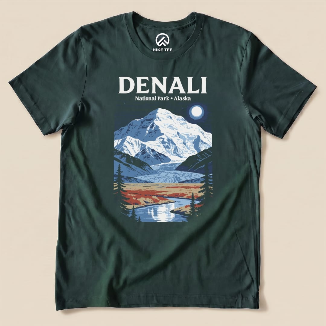 Hike Tee T-Shirt Forest / S Denali Alaska Vintage Shirt