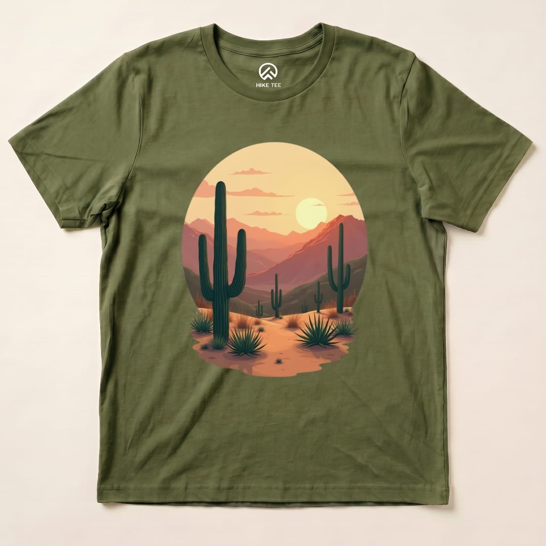 Hike Tee T-Shirt Military Green / S Desert Shirt
