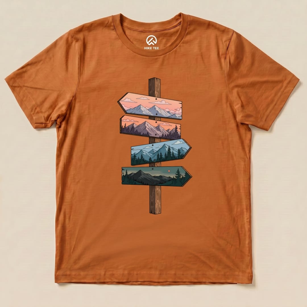 Direction Adventure Shirt Hike Tee T-Shirt Autumn / S