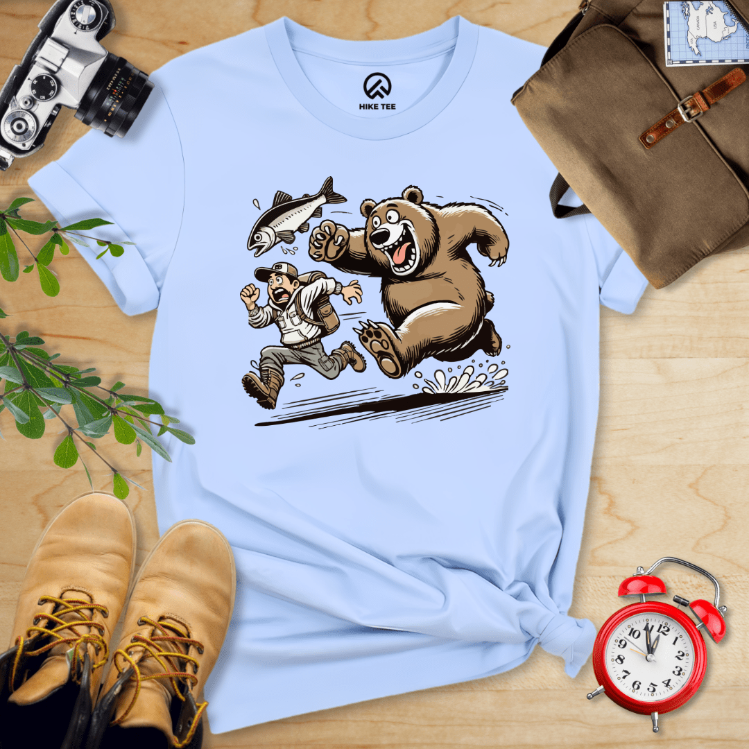 Hike Tee T-Shirt Baby Blue / S Don't Mess With The Bears Shirt
