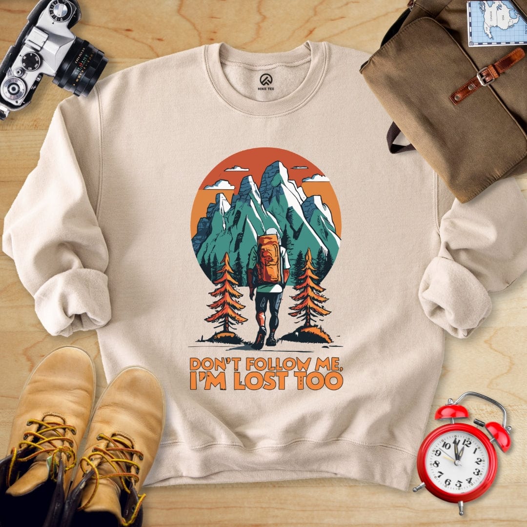 Hike Tee Sweatshirt Sand / S Dont Follow Me Sweatshirt