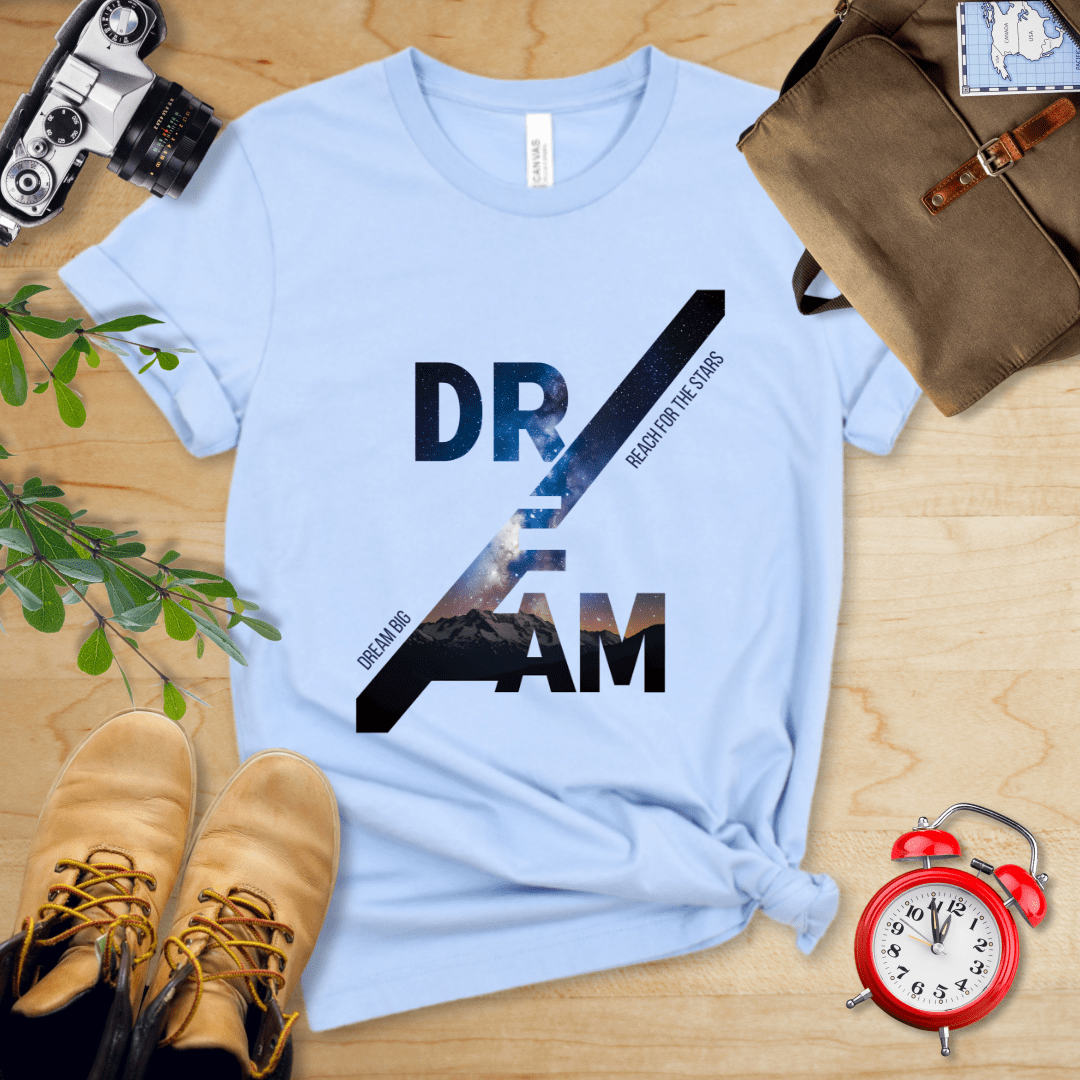 Hike Tee T-Shirt Baby Blue / S Dream Night Sky Shirt
