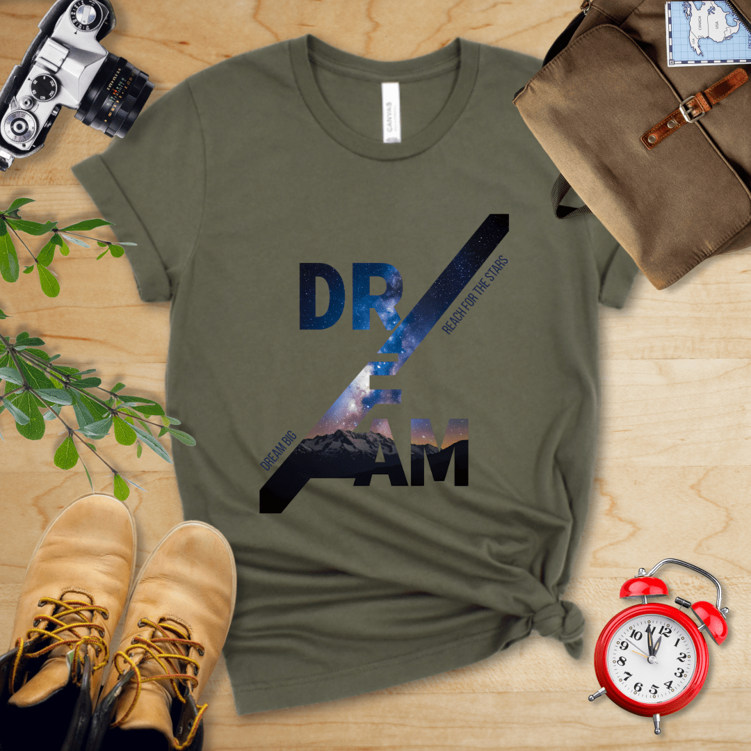 Hike Tee T-Shirt Military Green / S Dream Night Sky Shirt