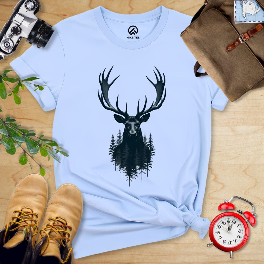 Hike Tee T-Shirt Baby Blue / S Elk Shirt