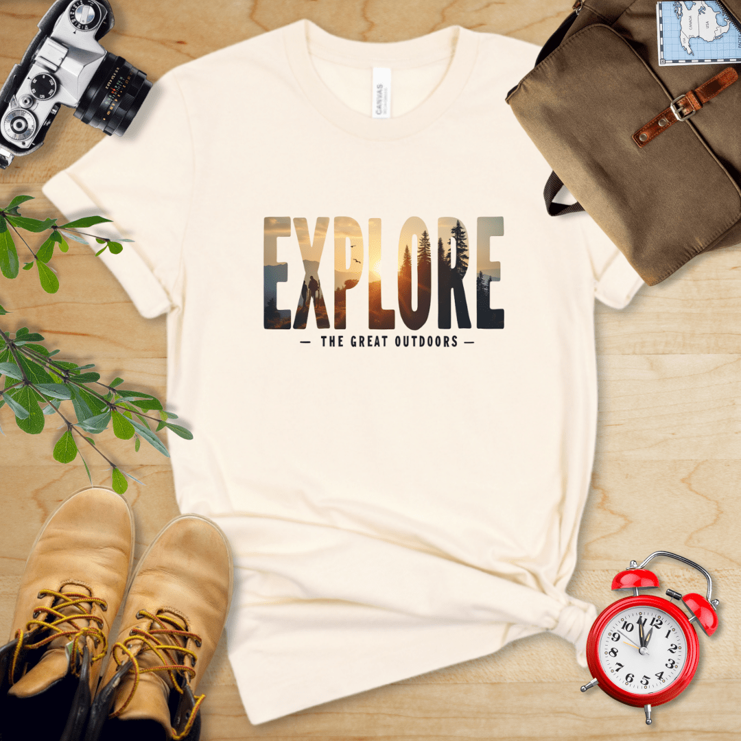 Hike Tee T-Shirt Natural / S Explore Shirt