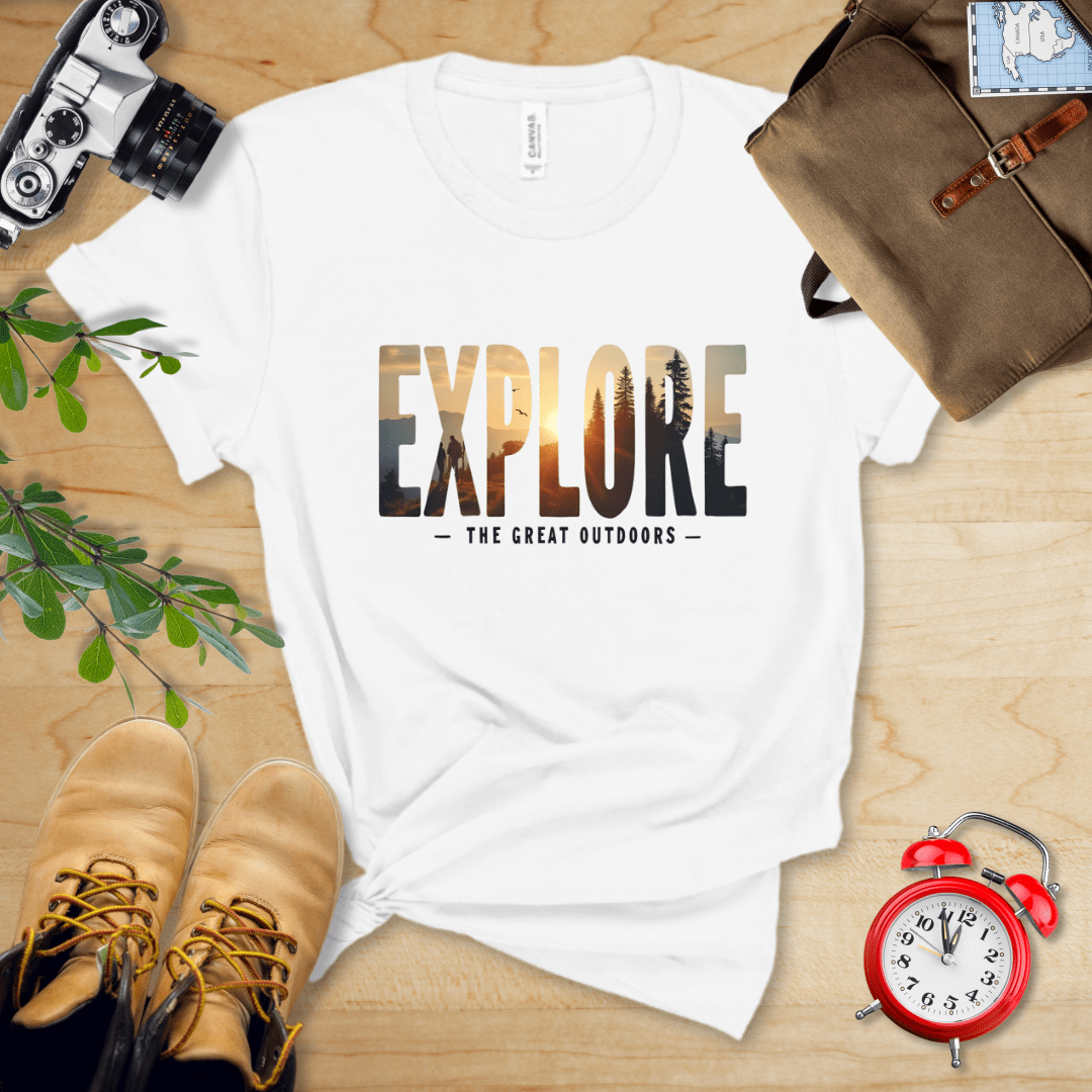 Hike Tee T-Shirt White / S Explore Shirt