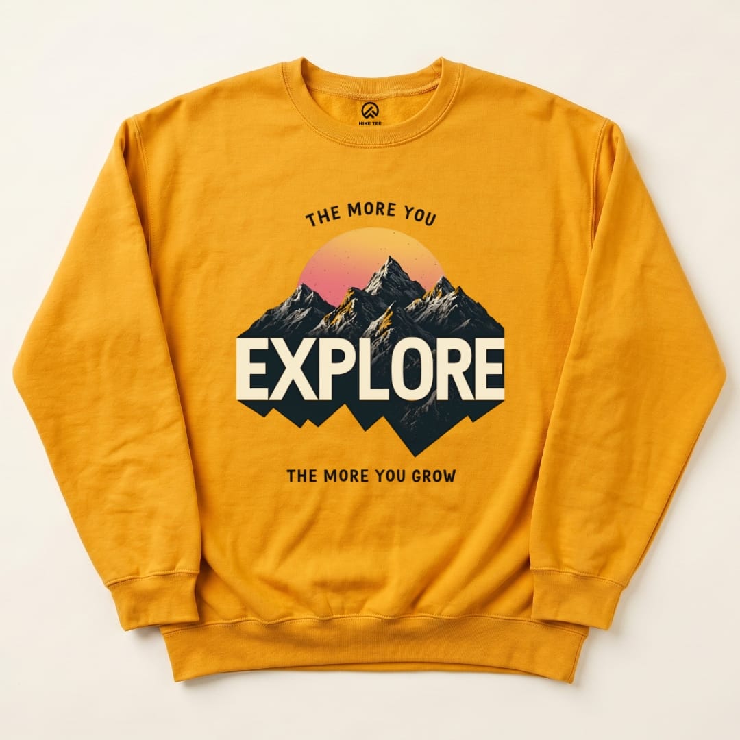 Explore Sweatshirt Hike Tee Sweatshirt Gold / S