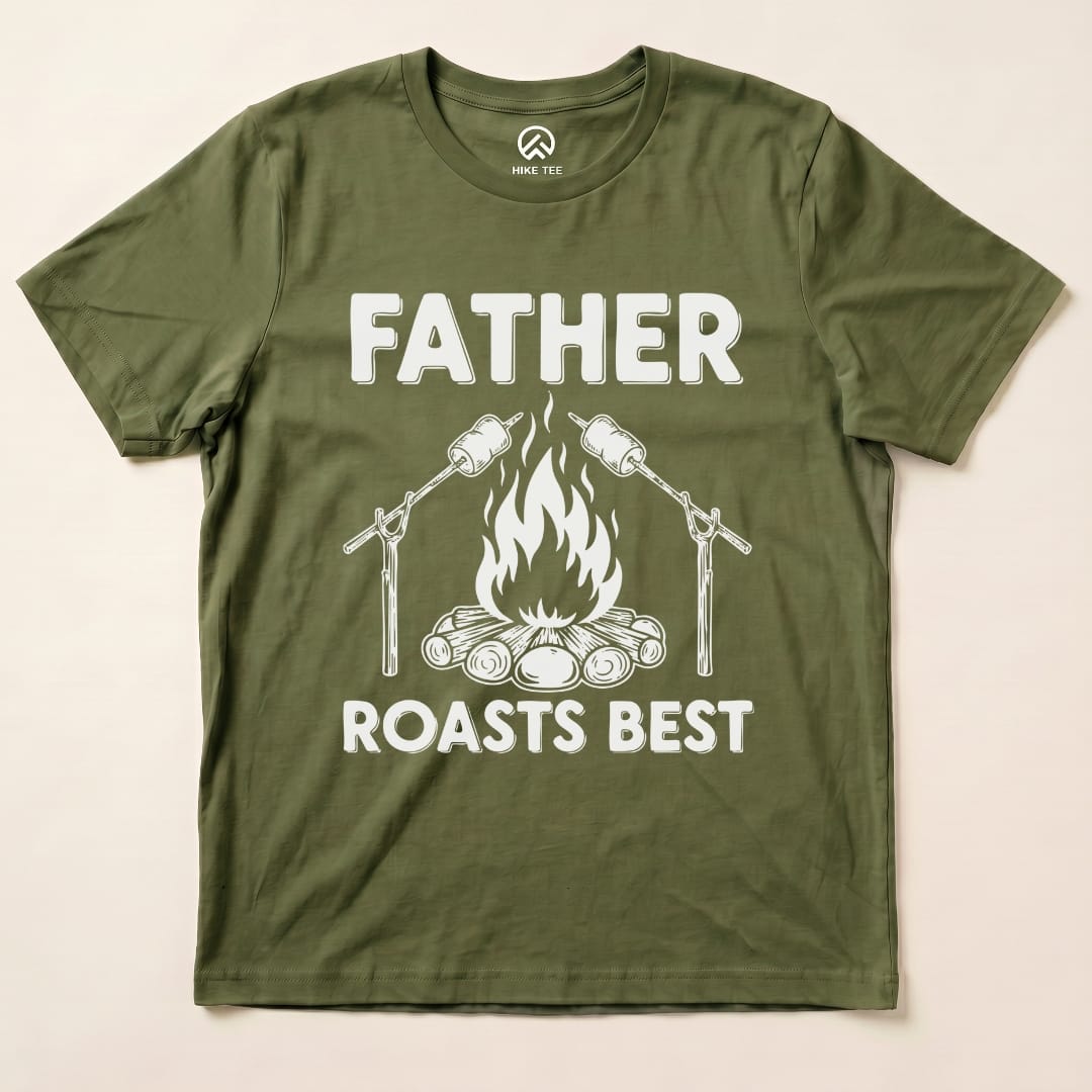 Hike Tee T-Shirt Military Green / S Father Raosts Shirt