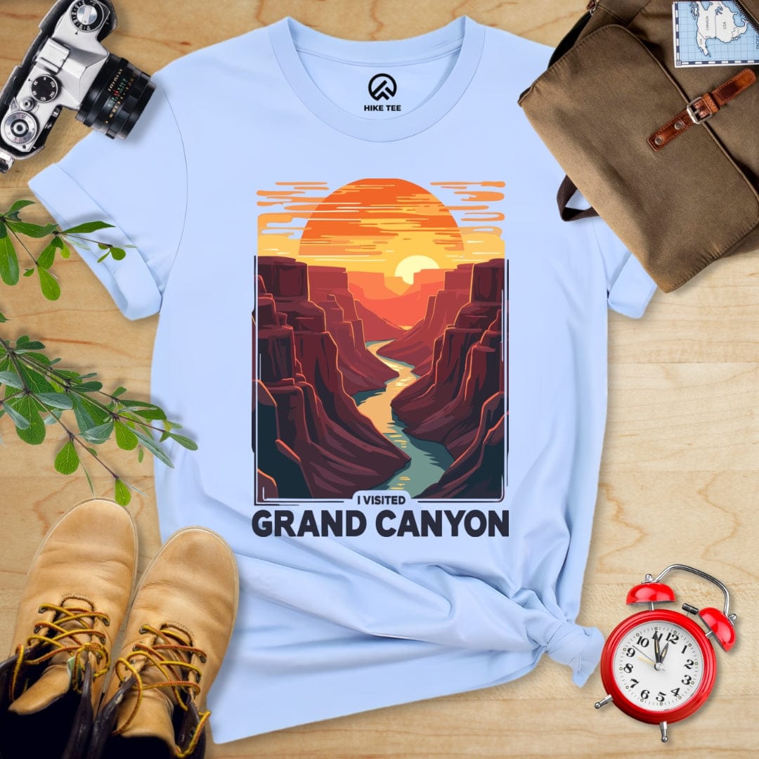 Hike Tee T-Shirt Baby Blue / S Grand Canyon Shirt