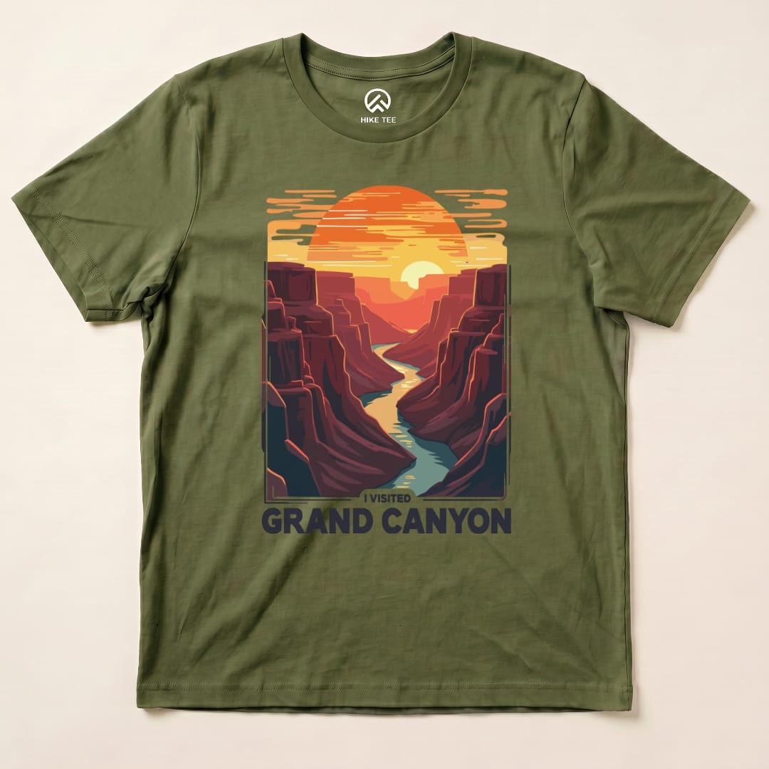Hike Tee T-Shirt Military Green / S Grand Canyon Shirt