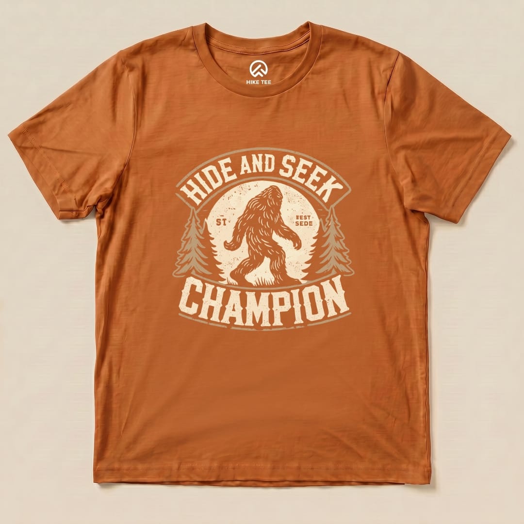 Hide and Seek Champion Big Foot Shirt Hike Tee T-Shirt Autumn / S