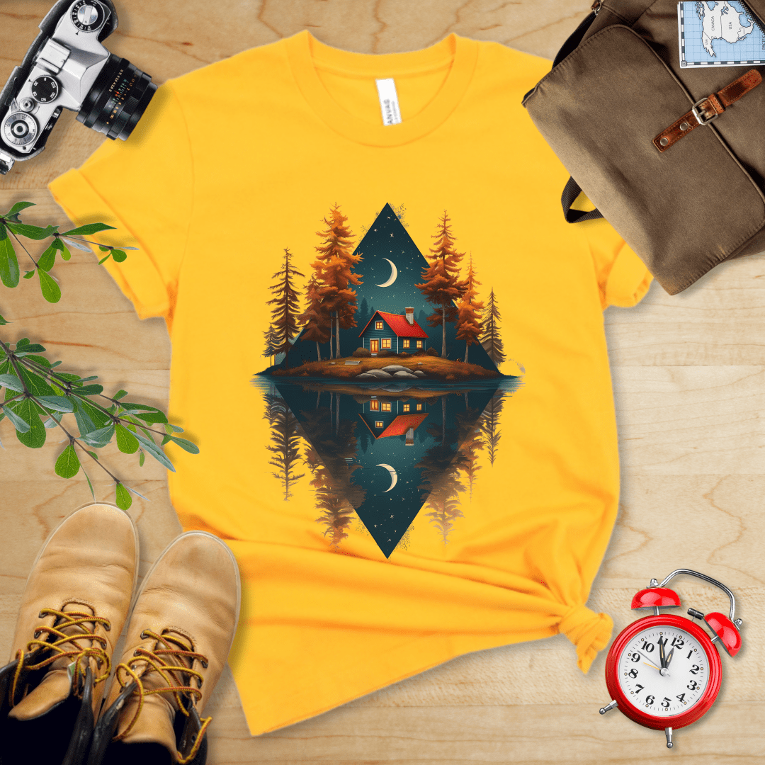 Hike Tee T-Shirt Gold / S House by The Lake Shirt