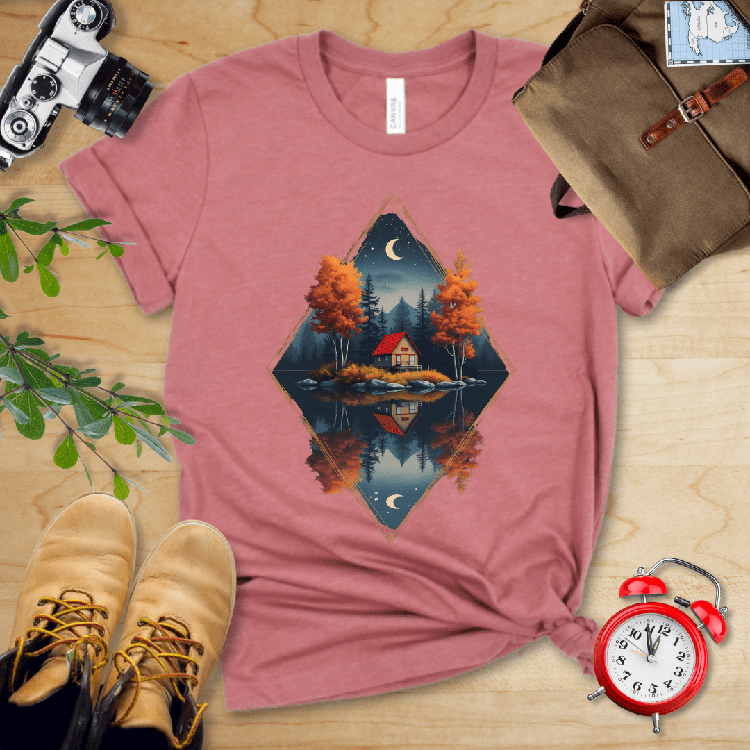 Hike Tee T-Shirt Heather Mauve / S House By The Lake Shirt