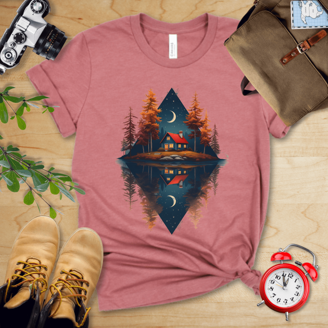 Hike Tee T-Shirt Heather Mauve / S House by The Lake Shirt
