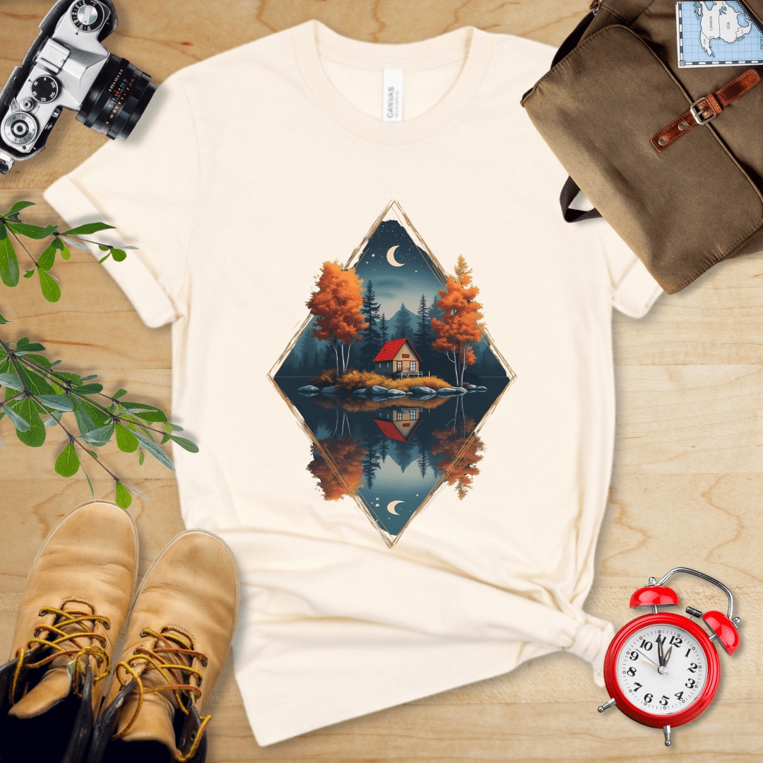 Hike Tee T-Shirt Natural / S House By The Lake Shirt